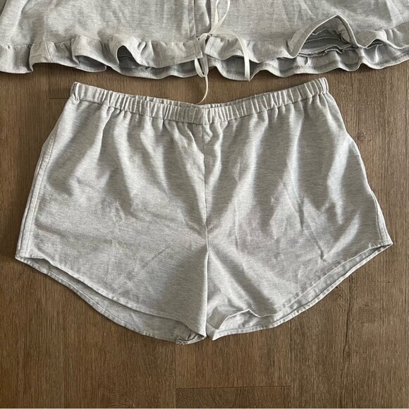 Reworked Ralph Lauren Two-Piece Set - Top and Shorts - Gray - Size S - Picture 3 of 8